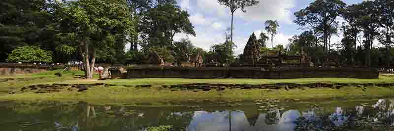 97 - Camboya - Angkor - templo de Banteay Srei - panoramica